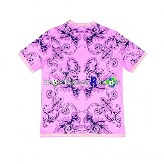 Italia drakt Versace Kort erm 2023-2024 Rosa , Herre