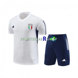 Italia 2023-2024 Hvit Treningstrøye og shorts
