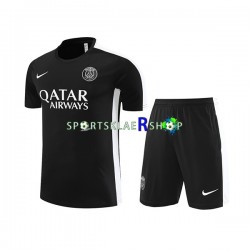 Paris Saint-Germain 2023-2024 Svart Treningstrøye og shorts
