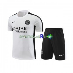 Paris Saint-Germain 2023-2024 Hvit Treningstrøye og shorts