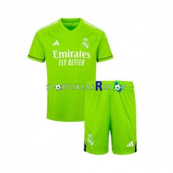 Real Madrid drakt Keeper Hjemmetrøye Kort erm 2023-2024 , Barnesett