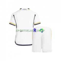 Real Madrid drakt Hjemmetrøye Kort erm 2023-2024 , Barnesett