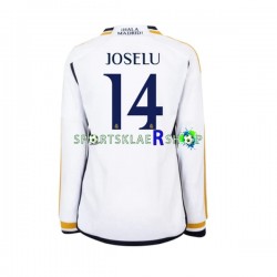 Real Madrid drakt JOSELU 14 Hjemmetrøye Lang erm 2023-2024 , Herre