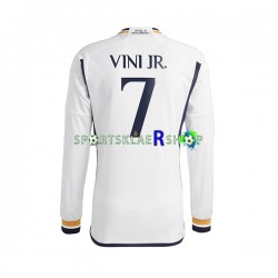 Real Madrid drakt Vinicius Junior 7 Hjemmetrøye Lang erm 2023-2024 , Herre