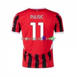 AC Milan drakt Pulisic 11 Hjemmetrøye Kort erm 2024-2025 , Herre AC Milan drakt Pulisic 11 Hjemmetrøye Kort erm 2024-2025 , Herre