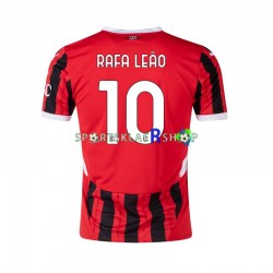 AC Milan drakt RAFA LEAO 10 Hjemmetrøye Kort erm 2024-2025 , Herre AC Milan drakt RAFA LEAO 10 Hjemmetrøye Kort erm 2024-2025 , Herre