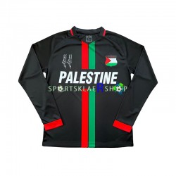 Club Deportivo Palestino drakt Center Stripre Hjemmetrøye Lang erm 2024-2025 , Herre