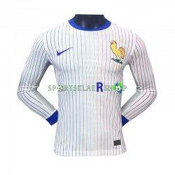 Frankrike drakt Bortetrøye Lang erm Euro 2024 , Herre