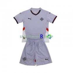 Island drakt Bortetrøye Kort erm 2024 , Barnesett