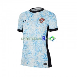 Portugal drakt Bortetrøye Kort erm Euro 2024 , Dame