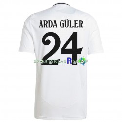 Real Madrid drakt ARDA GULER 24 Hjemmetrøye Kort erm 2024-2025 , Herre