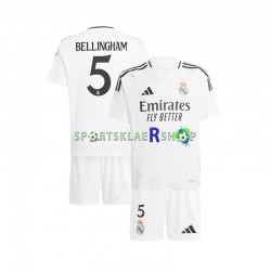 Real Madrid drakt Jude Bellingham 5 Hjemmetrøye Kort erm 2024-2025 , Barnesett