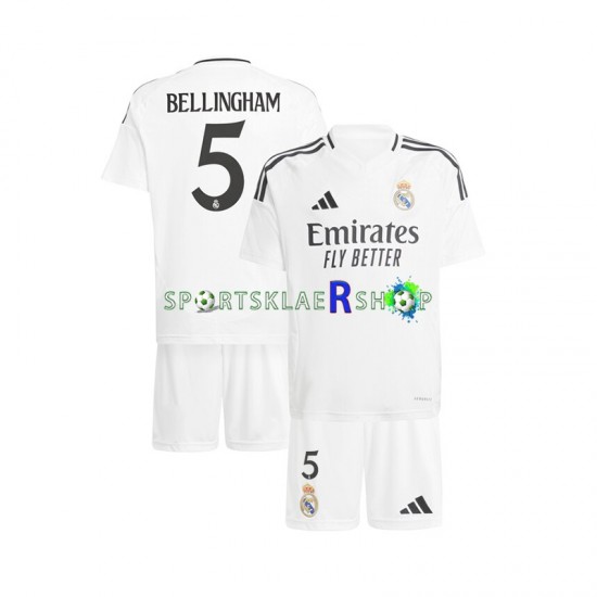 Real Madrid drakt Jude Bellingham 5 Hjemmetrøye Kort erm 2024-2025 , Barnesett