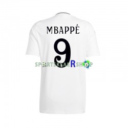 Real Madrid drakt Kylian Mbappé 9 Hjemmetrøye Kort erm 2024-2025 , Herre