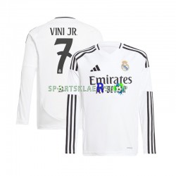 Real Madrid drakt Vinicius Junior 7 Hjemmetrøye Lang erm 2024-2025 , Herre