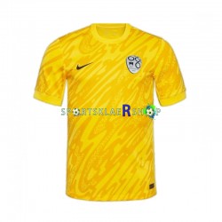 Slovenia drakt Keeper Hjemmetrøye Kort erm Euro 2024 , Herre