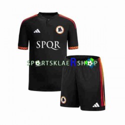 AS Roma drakt Tredjetrøye Kort erm 2023-2024 , Barnesett