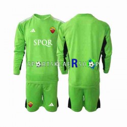 AS Roma drakt Keeper Bortetrøye Lang erm 2023-2024 , Barnesett