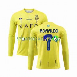 Al-Nassr drakt Ronaldo 7 Hjemmetrøye Lang erm 2023-2024 , Herre