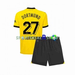 Borussia Dortmund drakt Karim Adeyemi 27 Hjemmetrøye Kort erm 2023-2024 , Barnesett