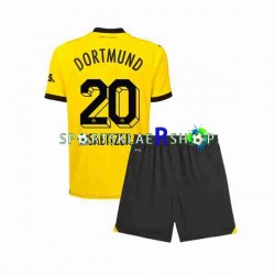 Borussia Dortmund drakt Marcel Sabitzer 20 Hjemmetrøye Kort erm 2023-2024 , Barnesett