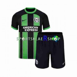 Brighton Hove Albion drakt Bortetrøye Kort erm 2023-2024 , Barnesett