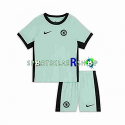 Chelsea drakt Tredjetrøye Kort erm 2023-2024 , Barnesett