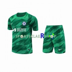 Chelsea drakt Keeper Tredjetrøye Kort erm 2023-2024 , Barnesett
