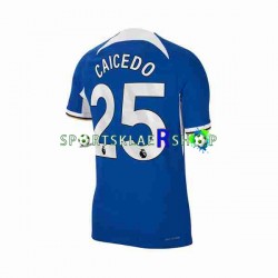 Chelsea drakt Moises Caicedo 25 Hjemmetrøye Kort erm 2023-2024 , Herre