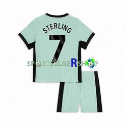 Chelsea drakt Raheem Sterling 7 Tredjetrøye Kort erm 2023-2024 , Barnesett