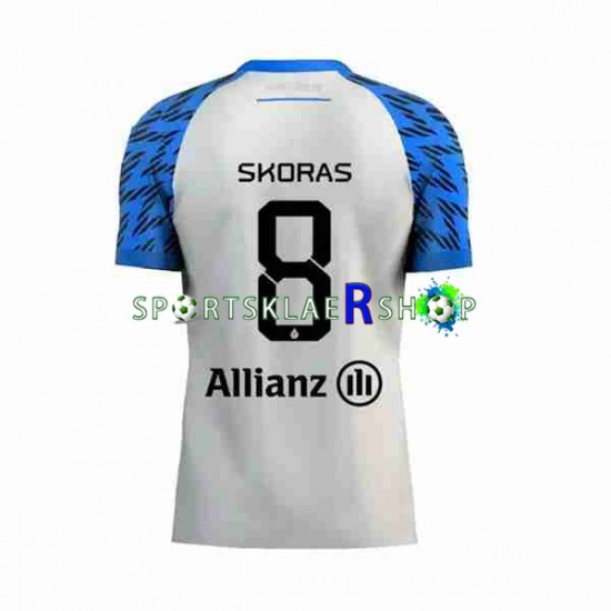 Club Brugge drakt Michal Skoras 8 Bortetrøye Kort erm 2023-2024 , Herre
