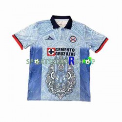 Cruz Azul drakt Day of the Dead Bortetrøye Kort erm 2023-2024 , Herre