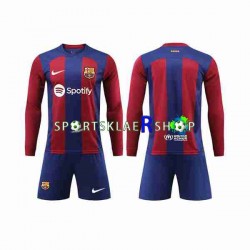 FC Barcelona drakt Hjemmetrøye Lang erm 2023-2024 , Barnesett