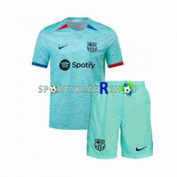 FC Barcelona drakt Tredjetrøye Kort erm 2023-2024 , Barnesett