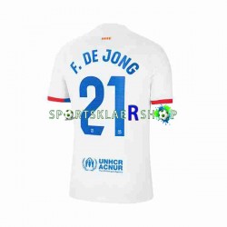 FC Barcelona drakt Frenkie de Jong 21 Bortetrøye Kort erm 2023-2024 , Herre