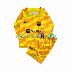 FC Barcelona drakt Keeper Fjerdetrøye Lang erm 2023-2024 , Barnesett
