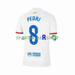FC Barcelona drakt Pedri 8 Bortetrøye Kort erm 2023-2024 , Herre