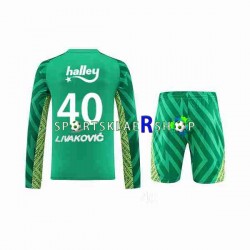 Fenerbahce Livakovic 40 Footbal Kit Keeper Hjemmetrøye Lang erm 2023-2024