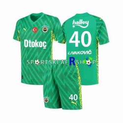 Fenerbahce Livakovic 40 Footbal Kit Keeper Hjemmetrøye Kort erm 2023-2024