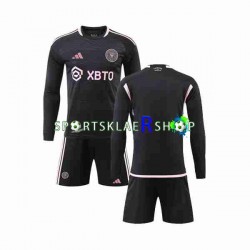 Inter Miami drakt Bortetrøye Lang erm 2023-2024 , Barnesett Inter Miami drakt Bortetrøye Lang erm 2023-2024 , Barnesett