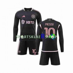 Inter Miami drakt Lionel Messi 10 Bortetrøye Lang erm 2023-2024 , Barnesett
