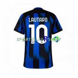 Inter Milan drakt Lautaro Martinez 10 Hjemmetrøye Kort erm 2023-2024 , Herre