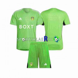 Leeds United drakt Keeper Hjemmetrøye Kort erm 2023-2024 , Barnesett
