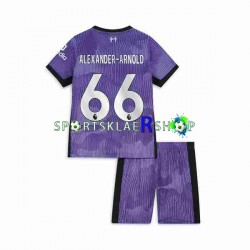 Liverpool drakt Alexander-Arnold 66 Tredjetrøye Kort erm 2023-2024 , Barnesett