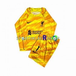 Liverpool drakt A.Becker 1 Keeper Tredjetrøye Lang erm 2023-2024 , Barnesett