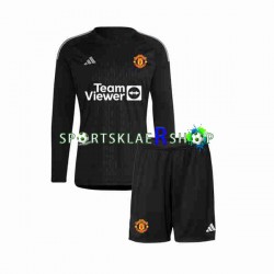 Manchester Utd drakt Keeper Tredjetrøye Lang erm 2023-2024 , Barnesett