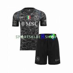 Napoli drakt Halloween Hjemmetrøye Kort erm 2023-2024 , Barnesett