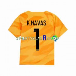 Paris Saint-Germain drakt K.NAVAS 1 Keeper Bortetrøye Kort erm 2023-2024 , Herre