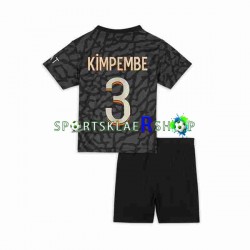 Paris Saint-Germain drakt Kimpembe 3 Tredjetrøye Kort erm 2023-2024 , Barnesett