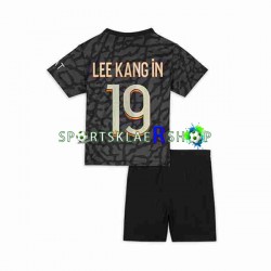 Paris Saint-Germain drakt Lee Kang In 19 Tredjetrøye Kort erm 2023-2024 , Barnesett